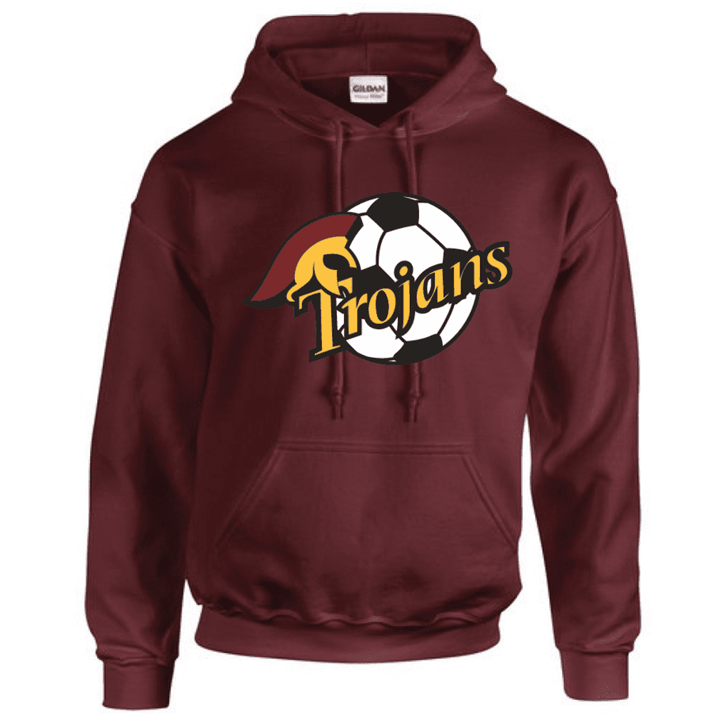 G185 Gildan Heavy Blend 8 oz., 50/50 Hooded Sweatshirt - Maroon