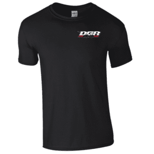 G640 Gildan Soft Style T-Shirt - Black (Purple Logo)