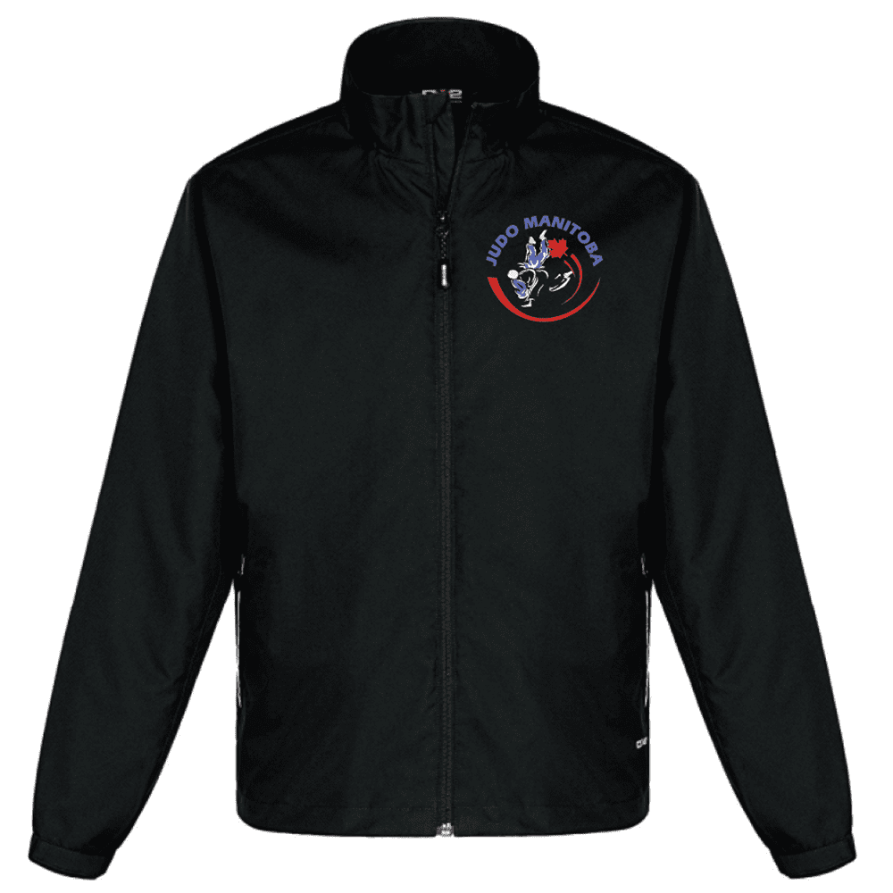 4170 Athletic Mesh Lined Track Jacket - Black