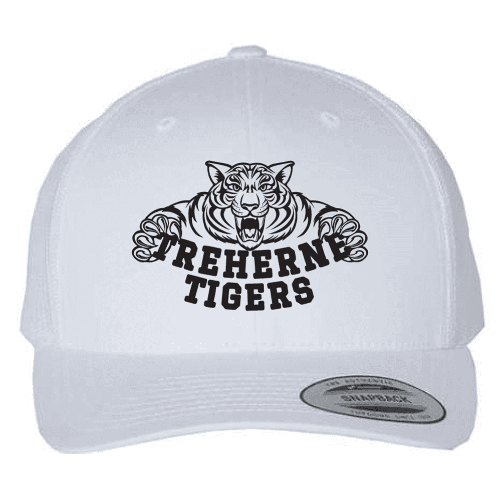 6606 Yupoong Adult Retro Trucker Cap - White