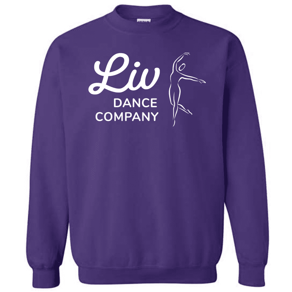 G180 Gildan Heavy Blend Fleece Crew Sweatshirt - Purple