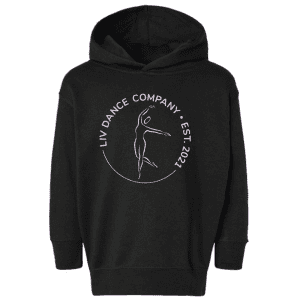 3326 Rabbit Skins Toddler Fleece Pullover Hoodie - Black