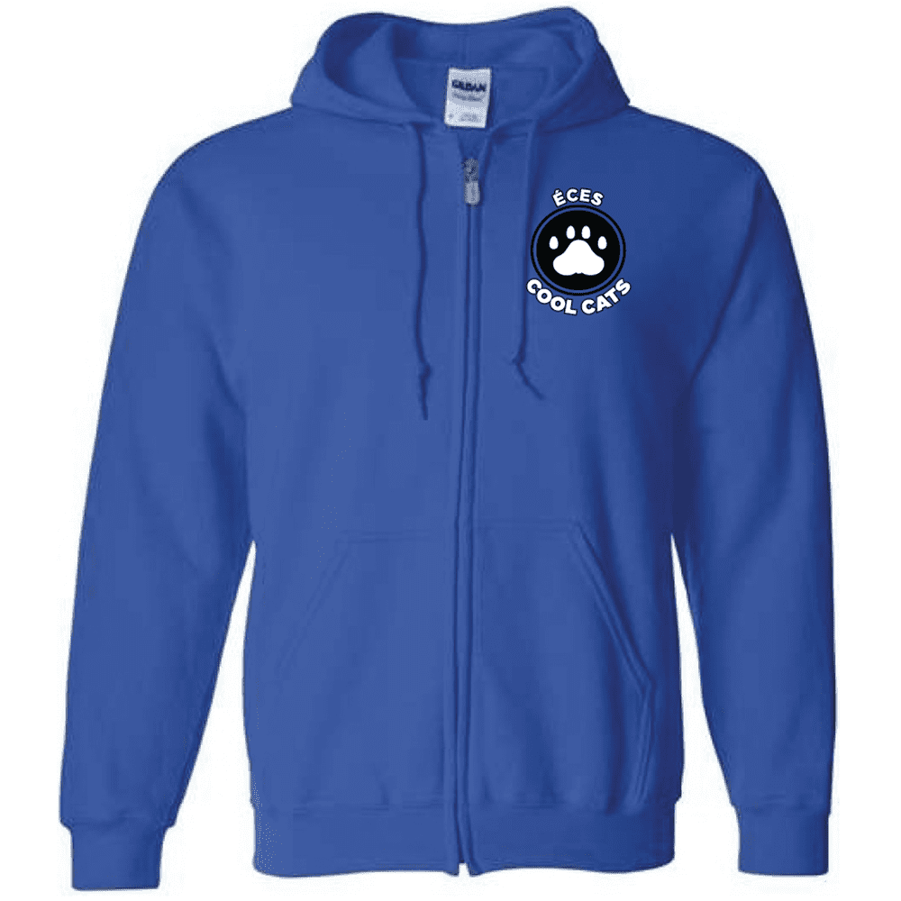 G186 Gildan Heavy Blend Full-Zip Hooded Sweatshirt - Royal